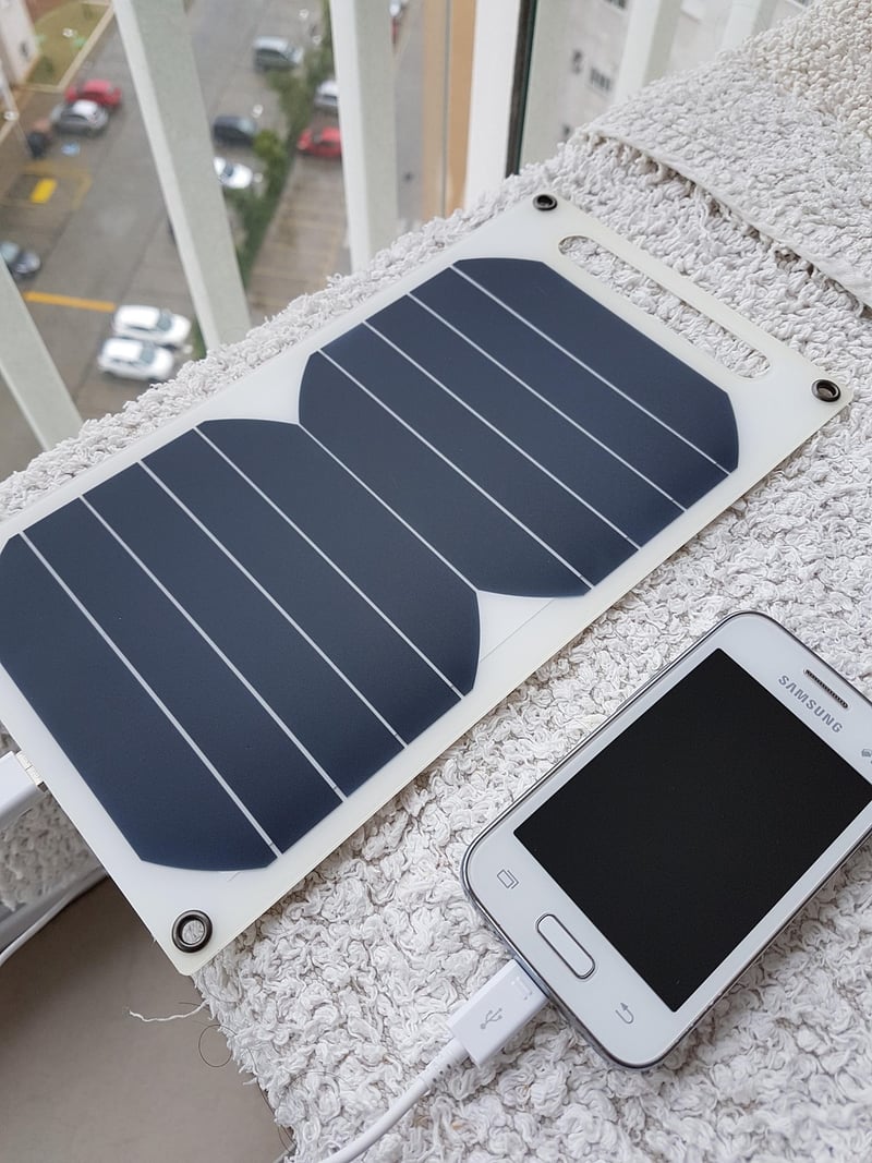 Solar-Powered Portable Charger
